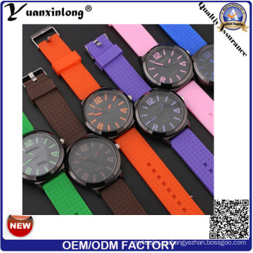 Yxl-163 2016 Nuevo Llega Pulsera de Moda Deportes Hombres Deportes Reloj de Silicona Reloj de Pulsera de Colores Buena Calidad Reloj de Vogue Fábrica de Regalo